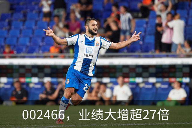 002466，业绩大增超27倍